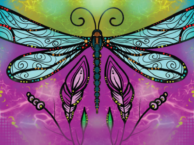dragonfly artwork